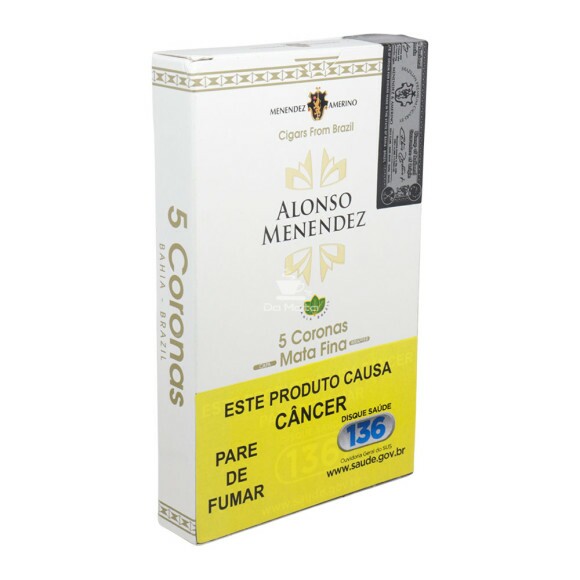 Petaca Charuto Alonso Menendez Corona Mata Fina C/5un