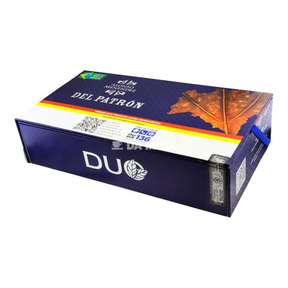 Caixa de Charuto Alonso Menendez Del Patron Duo de lado tabacaria da mata