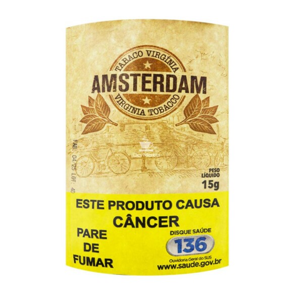 Amsterdam Virgínia 15g de frente