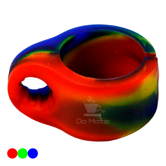 Anel de Silicone com Suporte vermelho
