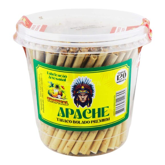 Pote de Apache Bolado Tropical de frente tabacaria da mata 