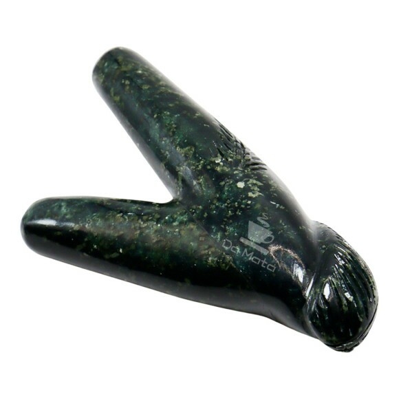 Kuripe Auto Aplicador de Rapé de Pedra folha