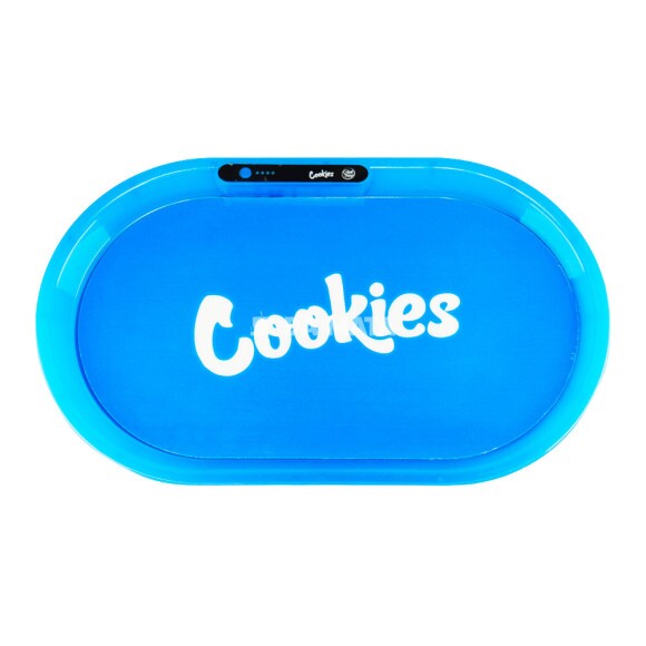 Bandeja de Plástico Cookies Led de frente tabacaria da mata