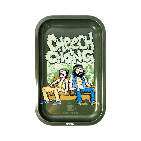 Bandeja de Metal G-Rollz Cheech & Choing In da Chair Médio