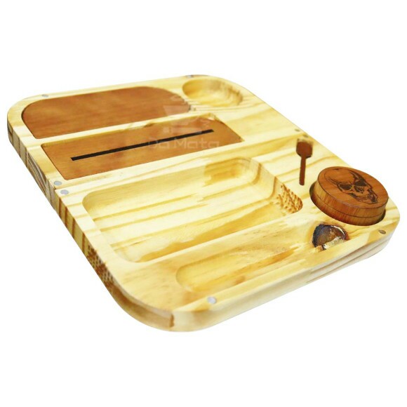 Bandeja Magnética Wood Burning Caveira