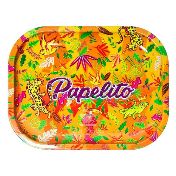 Bandeja de Metal Papelito laranja