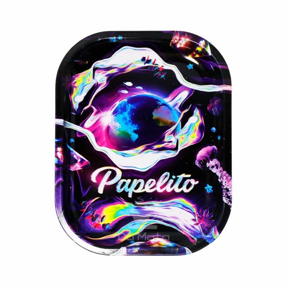 Bandeja de Metal Papelito Pequeno Orbita