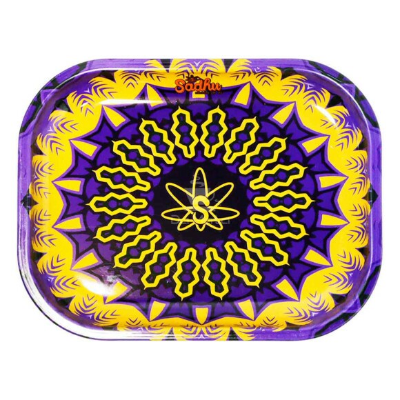 Bandeja de Metal Sadhu Pequena Púrpura