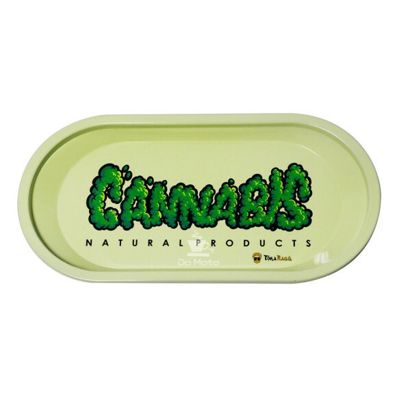 Bandeja de Metal Pequena Toka Hauú Cannabis