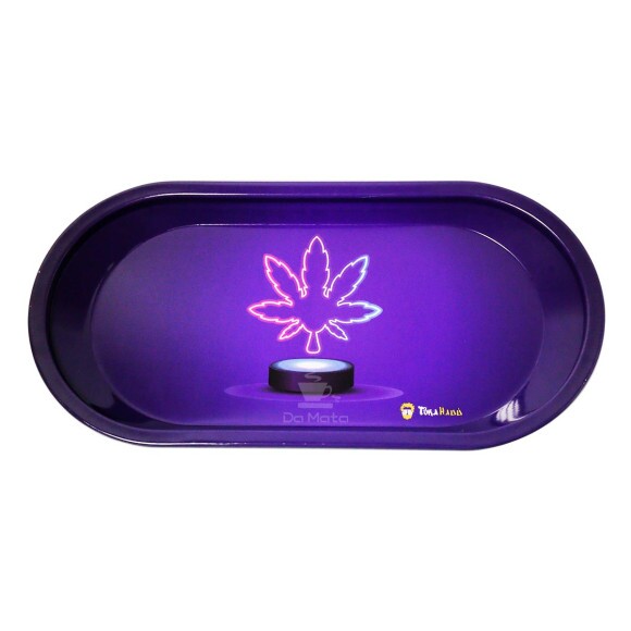 Bandeja de Metal Pequena Toka Hauú Weed Neon