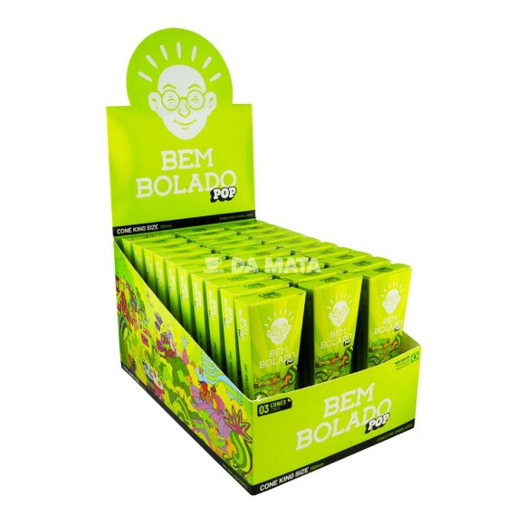 Caixa de Cone Bem Bolado Pop King Size de lado tabacaria da mata