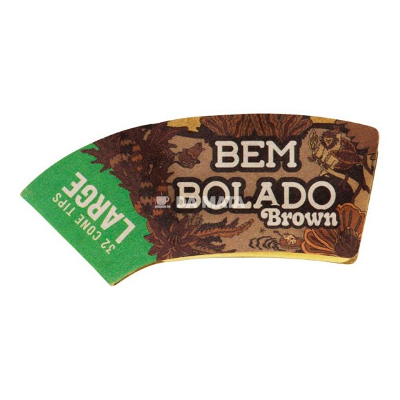 Piteira Bem Bolado Brown Curva de frente tabacaria da mata 