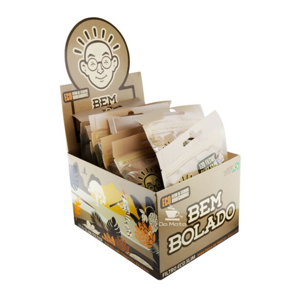 Caixa de Filtro Bem Bolado ECO Biodegradável de lado