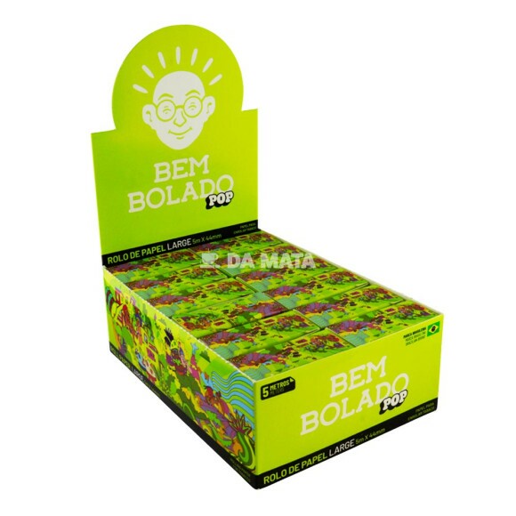 Caixa de Seda Bem Bolado Pop Rolos Large de frente tabacaria da mata 