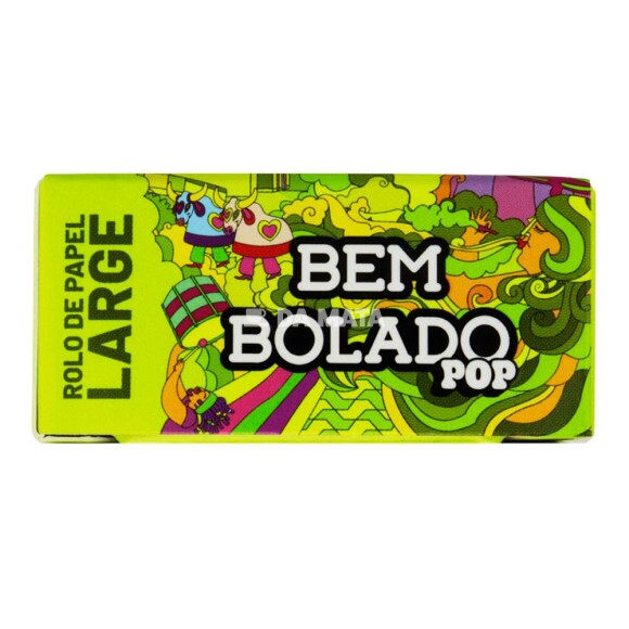 Seda Bem Bolado Pop Rolos Large de frente tabacaria da mata 