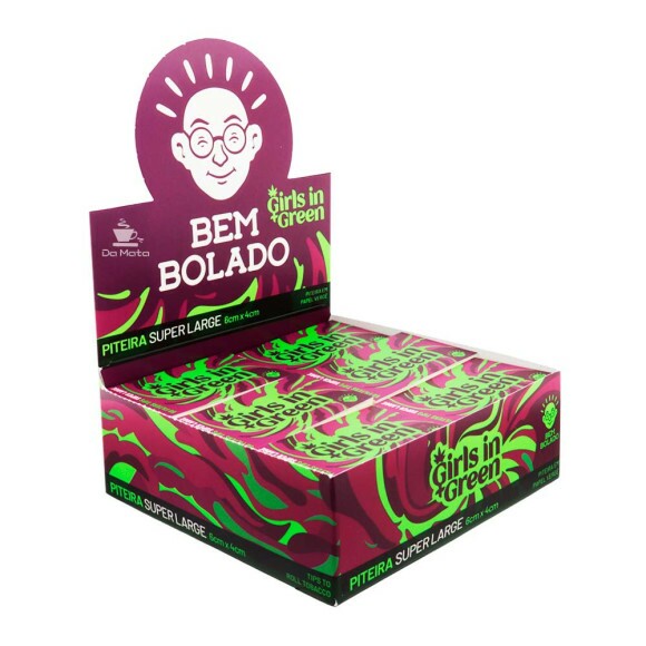 Caixa piteira Girls in green large - verge - 24 unidades 