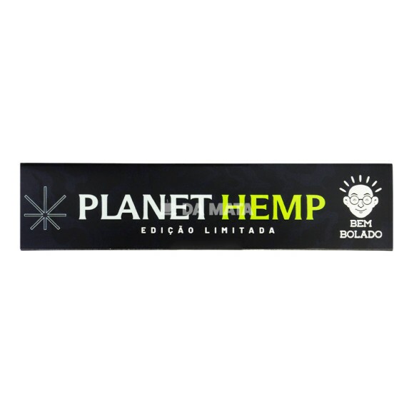 Seda Bem Bolado Planet Hemp King Size Large de frente tabacaria da mata