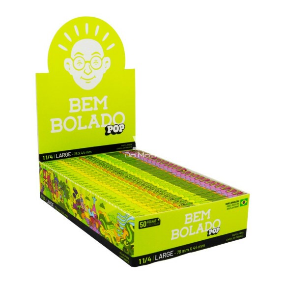 Caixa de Seda Bem Bolado 1 1/4 Large tabacaria da mata 