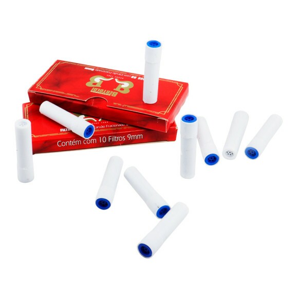Filtro P/ Cachimbo C/ Carvão Ativado fracionado 9mm TABACARIA DA MATA 
