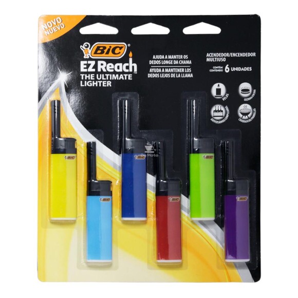 Cartela de Isqueiro Bic EZ Reach