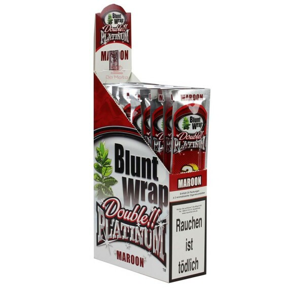 Caixa de Blunt Wrap Maroon