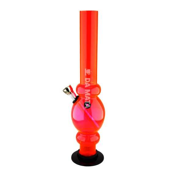 Bong de Acrílico Flex 25,5cm de lado tabacaria da mata