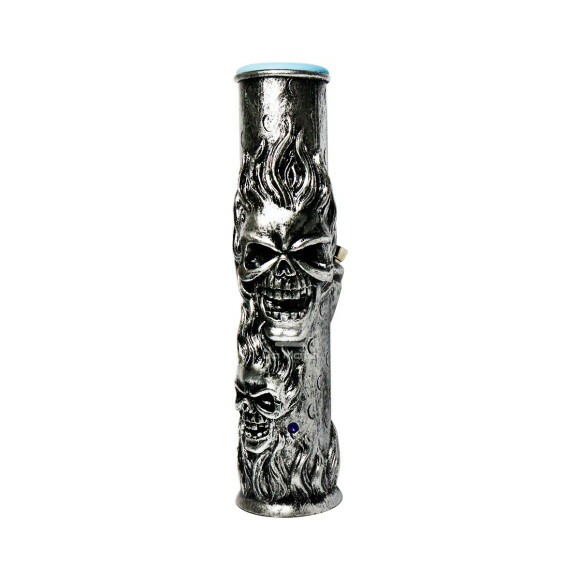 Bong de Resina Silver Skull