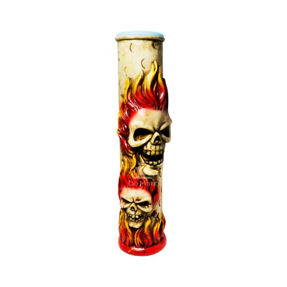 Bong de Resina White Skull