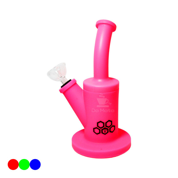 Bong de Silicone Cultura Dab rosa