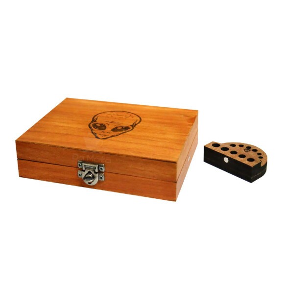 Box Glass Wood Burning ET