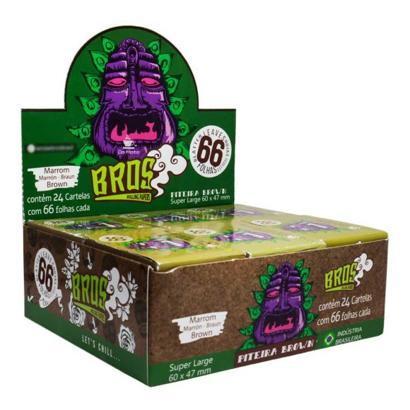 Caixa Piteira Bros Brown Super Large