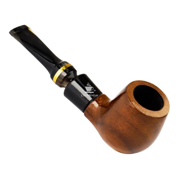 Cachimbo Anel Dourado Reto de frente