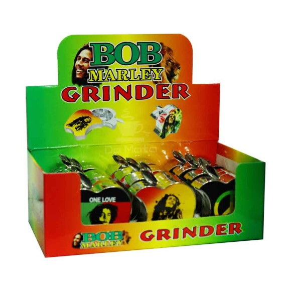 Caixa de Dichavador de Metal Formato Maçã