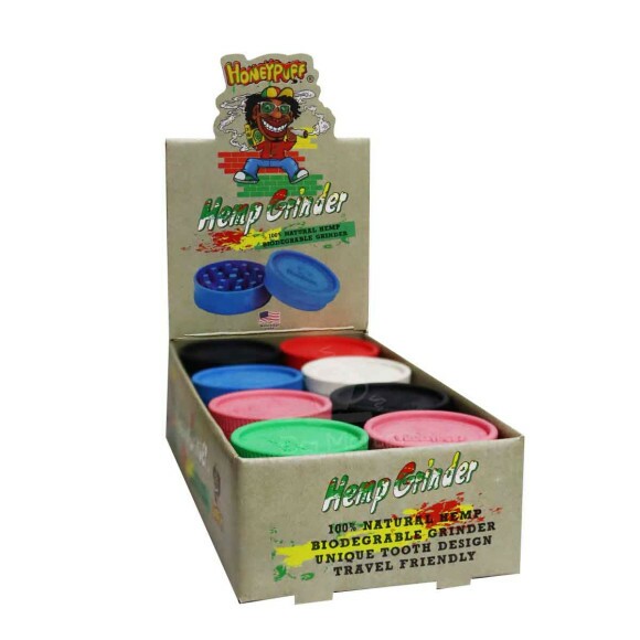 Caixa de Dichavador de Cânhamo HoneyPuff 16un.