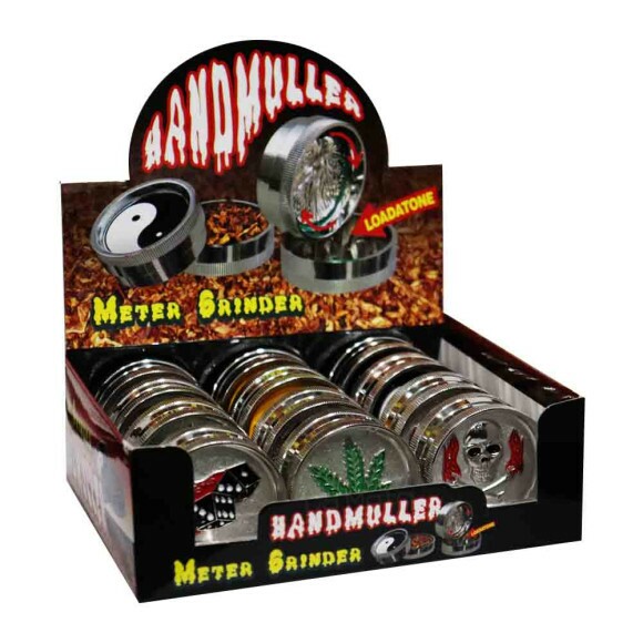 Caixa de Dichavador de Metal 2 Partes Estampado