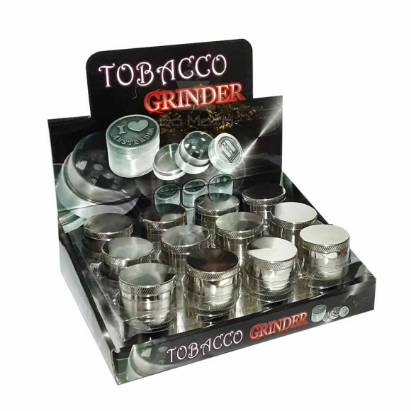 Caixa de Dichavador de Metal Pequeno Liso