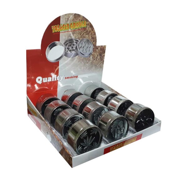 Caixa de Dichavador de Metal Tobacco Grinder