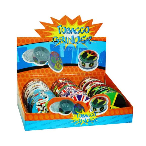 Caixa de Dichavador de Plástico Tobacco Grinder