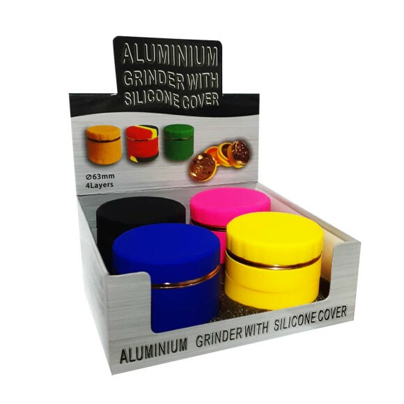 Caixa de Dichavador de Alumínio e Silicone