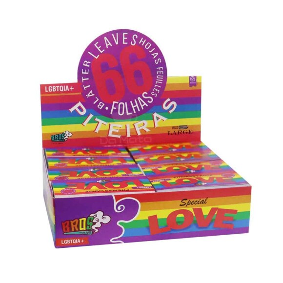 Caixa de Piteiras Bros Love 66