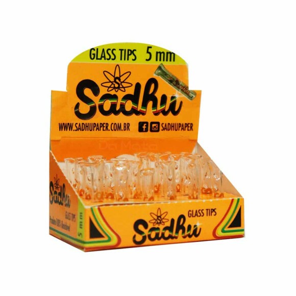 Caixa de Piteira de Vidro Sadhu 5mm