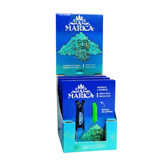 Caixa de Kit de Piteira de Vidro Glass Crew A Marica 8mm