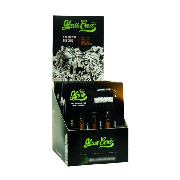 Piteira de Vidro Glass Crew Inc - 4mm e 5mm