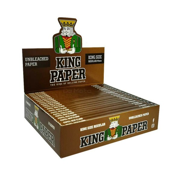 Caixa de Seda King Paper Brown King Size