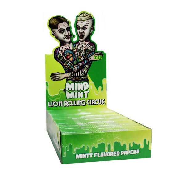 Caixa de Seda Mint Lion Rolling Circus 1 1/4