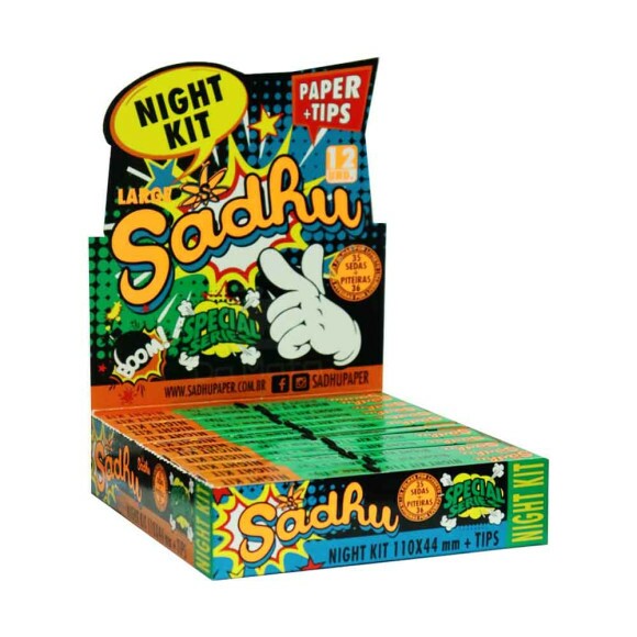 Caixa de Seda Sadhu Night Large King Size c/ Piteira