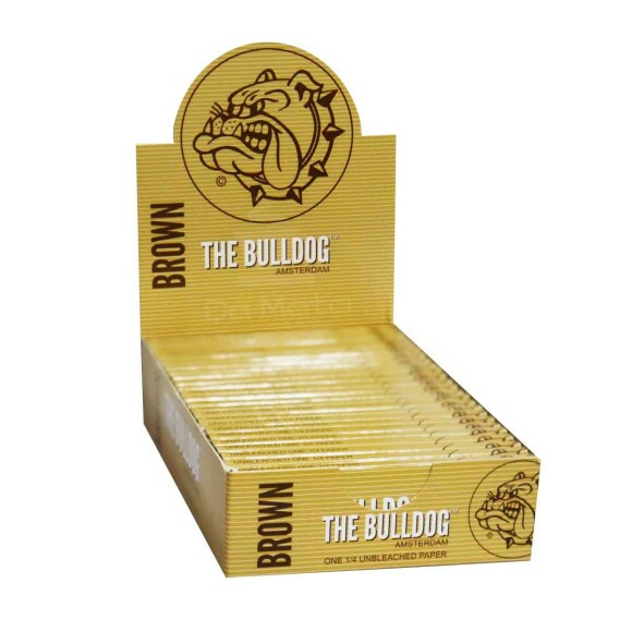 Caixa de Seda The Bulldog Brown 1 1/4 Slim