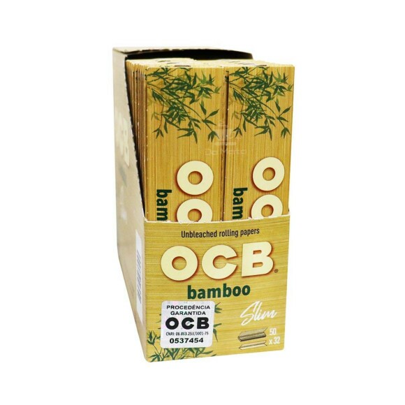Caixa de Seda de Bamboo OCB King Size
