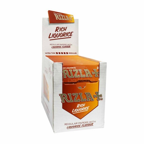 Caixa de Seda Rizla Liquorice Regular