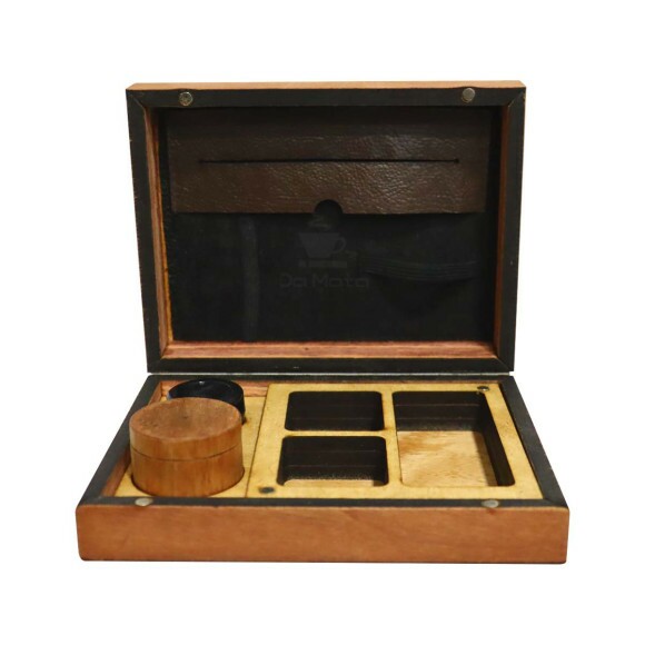 Rolling Box Wood Burning Mandala